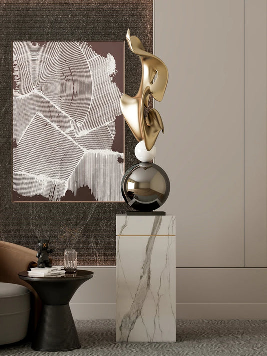 Home Decor Abstract Art Sculpture Large Ornament Living Room Bedside Table Sofa Tea Table Decoration Housewarming Gift