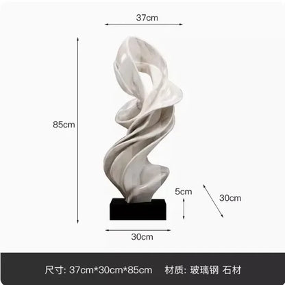 Home Decorations Modern Abstract Sculpture Ornaments Luxury Living Room Decor Accessories Handicrafts Floor Ceiling Art Decorati