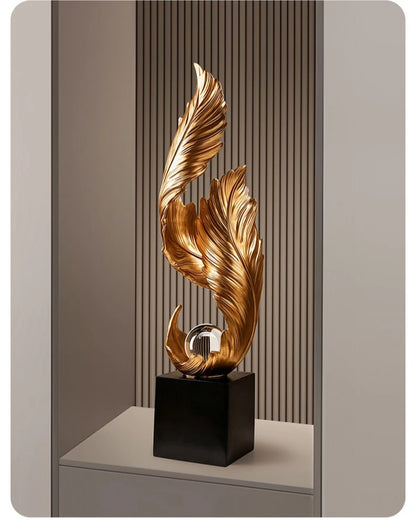 Living Room Resin Figurine Abstract Decorative Ornament Modern Room Creative Sculpture Home Decoration Valentine's Day Gift