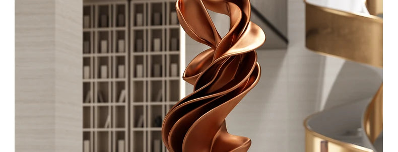 Home Decorations Modern Abstract Sculpture Ornaments Luxury Living Room Decor Accessories Handicrafts Floor Ceiling Art Decorati