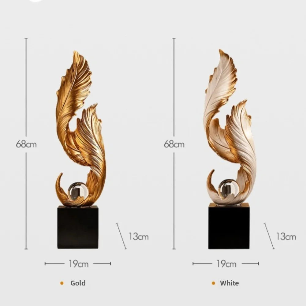 Living Room Resin Figurine Abstract Decorative Ornament Modern Room Creative Sculpture Home Decoration Valentine's Day Gift