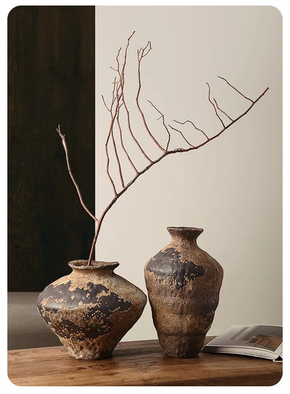 BHM Cerc Flower Vase Chic mat Sle Living Room Decorative Accories Dried Flower Holder Large Belly ape Home D...