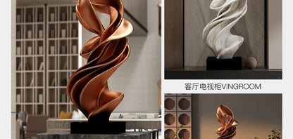 Home Decorations Modern Abstract Sculpture Ornaments Luxury Living Room Decor Accessories Handicrafts Floor Ceiling Art Decorati