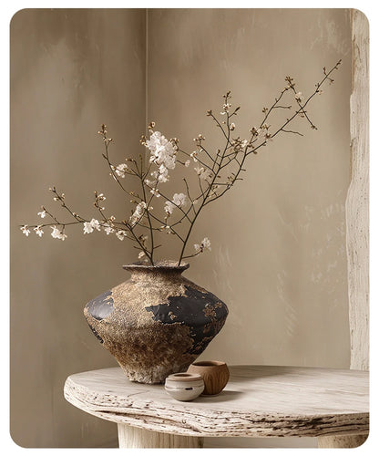 BHM Cerc Flower Vase Chic mat Sle Living Room Decorative Accories Dried Flower Holder Large Belly ape Home D...