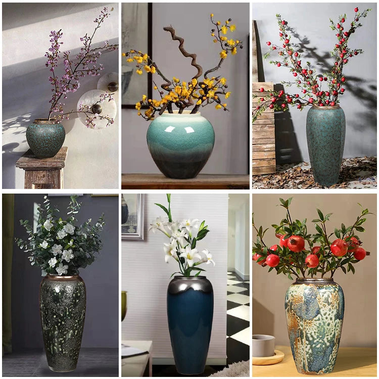 Jingdezhen-ceramic vase for home decoration, blue and white porcelain decoration