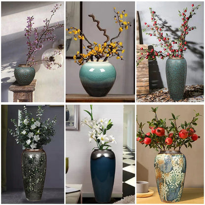 Jingdezhen-ceramic vase for home decoration, blue and white porcelain decoration