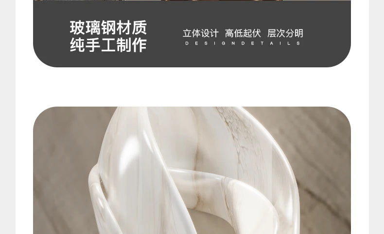 Home Decorations Modern Abstract Sculpture Ornaments Luxury Living Room Decor Accessories Handicrafts Floor Ceiling Art Decorati