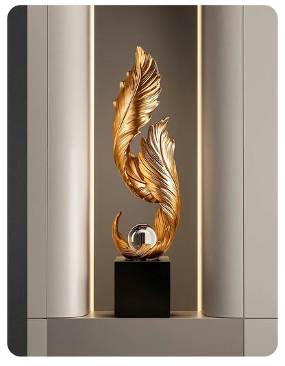 Living Room Resin Figurine Abstract Decorative Ornament Modern Room Creative Sculpture Home Decoration Valentine's Day Gift