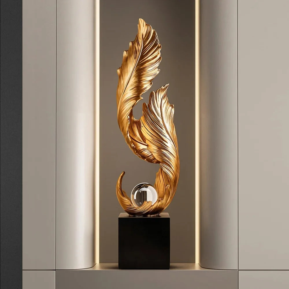 Living Room Resin Figurine Abstract Decorative Ornament Modern Room Creative Sculpture Home Decoration Valentine's Day Gift