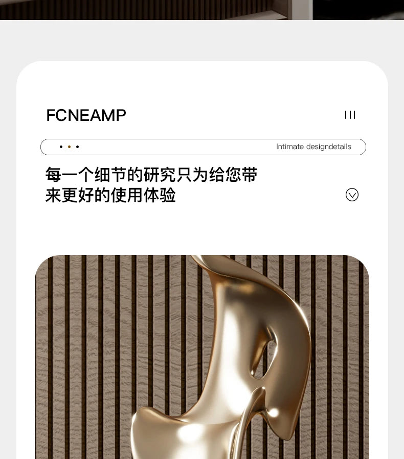 Home Decor Abstract Art Sculpture Large Ornament Living Room Bedside Table Sofa Tea Table Decoration Housewarming Gift