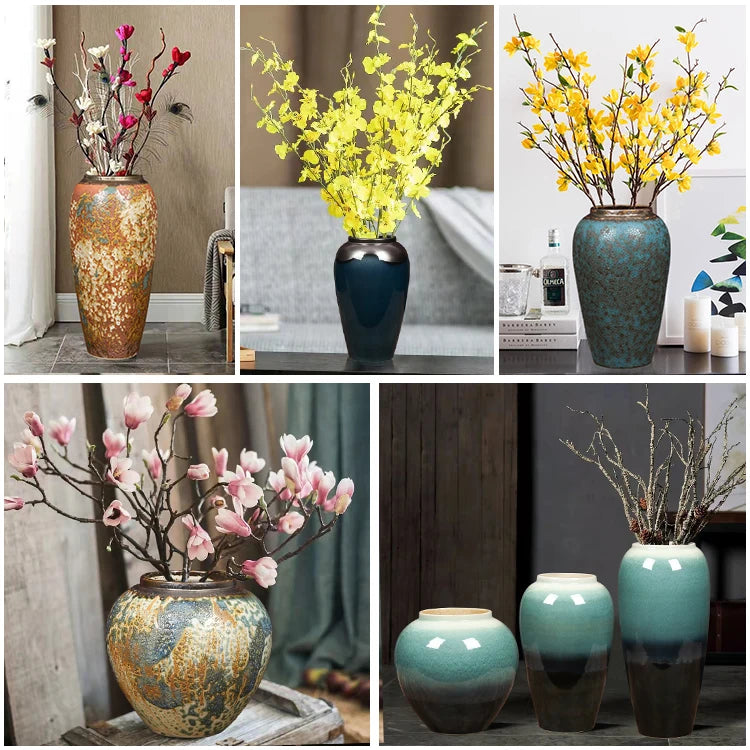 Jingdezhen-ceramic vase for home decoration, blue and white porcelain decoration