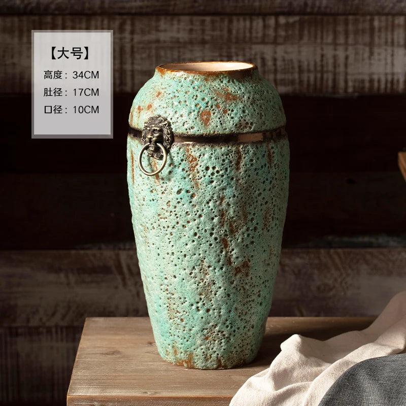 Home DecorClay Terracotta PotsVases Minimalist Living Room Decor AccessoriesVase OrnamentsHome VasesGifts