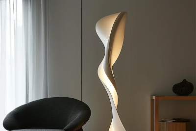 New upright sculpture floor lamp - an artistic and luxurious decorative piece for decorating the entrance hall of your home