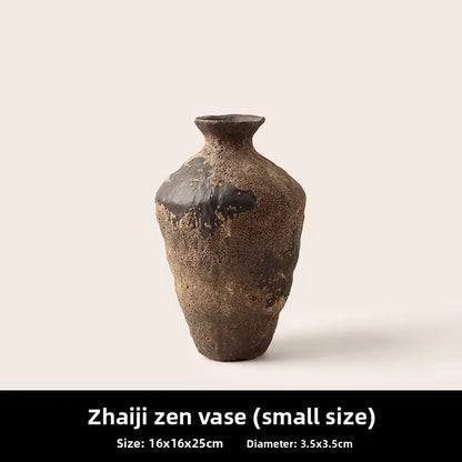 BHM Cerc Flower Vase Chic mat Sle Living Room Decorative Accories Dried Flower Holder Large Belly ape Home D...