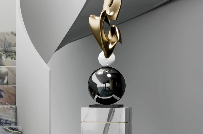 Home Decor Abstract Art Sculpture Large Ornament Living Room Bedside Table Sofa Tea Table Decoration Housewarming Gift