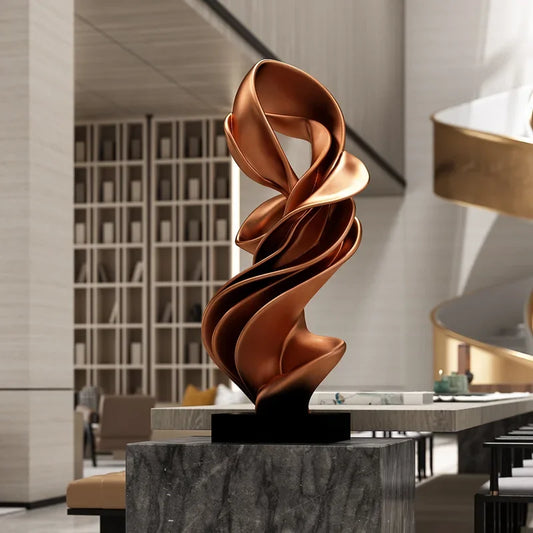 Home Decorations Modern Abstract Sculpture Ornaments Luxury Living Room Decor Accessories Handicrafts Floor Ceiling Art Decorati