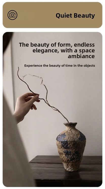 BHM Cerc Flower Vase Chic mat Sle Living Room Decorative Accories Dried Flower Holder Large Belly ape Home D...