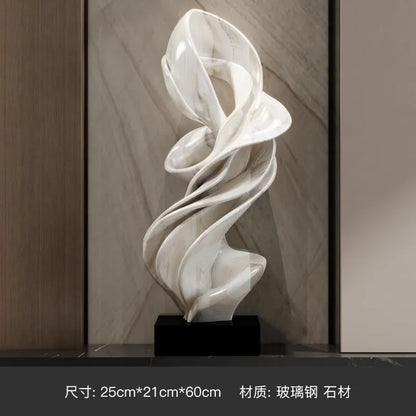 Home Decorations Modern Abstract Sculpture Ornaments Luxury Living Room Decor Accessories Handicrafts Floor Ceiling Art Decorati