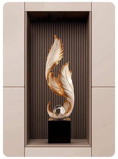 Living Room Resin Figurine Abstract Decorative Ornament Modern Room Creative Sculpture Home Decoration Valentine's Day Gift