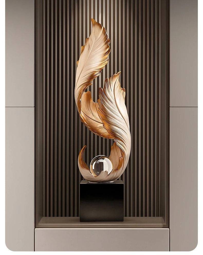 Living Room Resin Figurine Abstract Decorative Ornament Modern Room Creative Sculpture Home Decoration Valentine's Day Gift