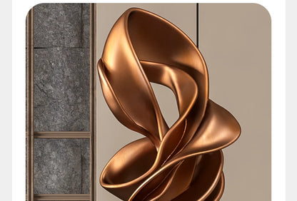 Home Decorations Modern Abstract Sculpture Ornaments Luxury Living Room Decor Accessories Handicrafts Floor Ceiling Art Decorati