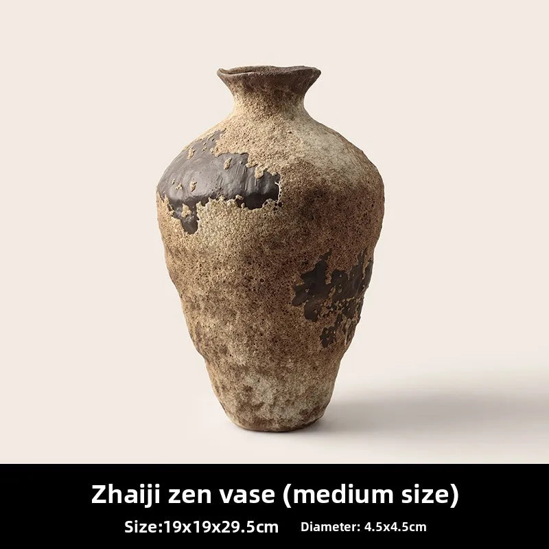 BHM Cerc Flower Vase Chic mat Sle Living Room Decorative Accories Dried Flower Holder Large Belly ape Home D...