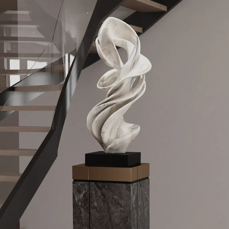 Home Decorations Modern Abstract Sculpture Ornaments Luxury Living Room Decor Accessories Handicrafts Floor Ceiling Art Decorati