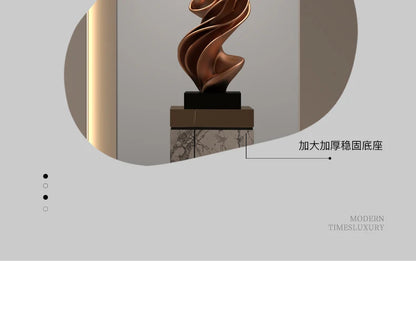 Home Decorations Modern Abstract Sculpture Ornaments Luxury Living Room Decor Accessories Handicrafts Floor Ceiling Art Decorati