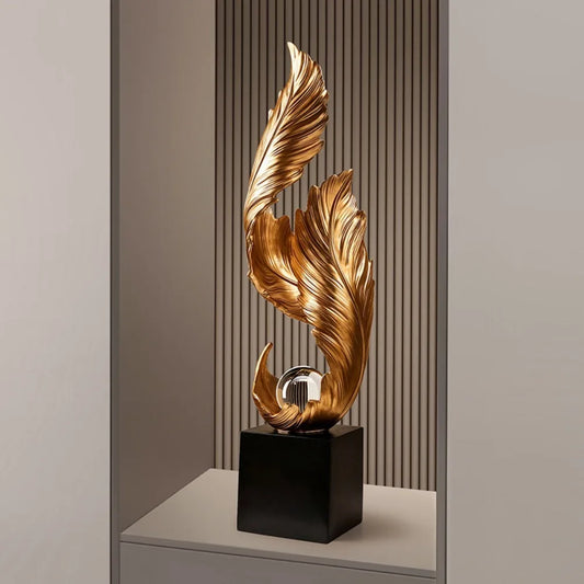 Living Room Resin Figurine Abstract Decorative Ornament Modern Room Creative Sculpture Home Decoration Valentine's Day Gift