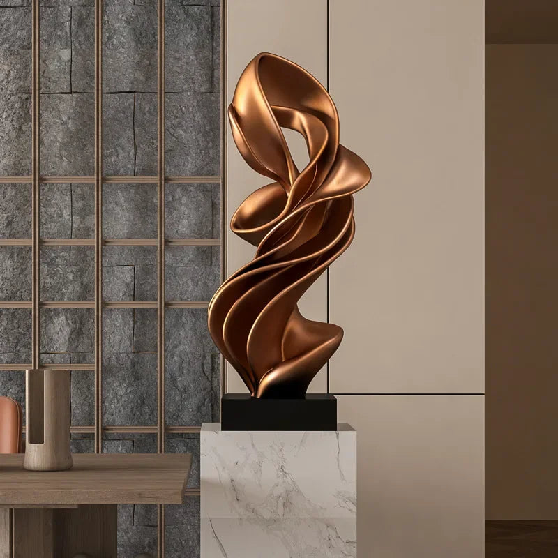 Home Decorations Modern Abstract Sculpture Ornaments Luxury Living Room Decor Accessories Handicrafts Floor Ceiling Art Decorati