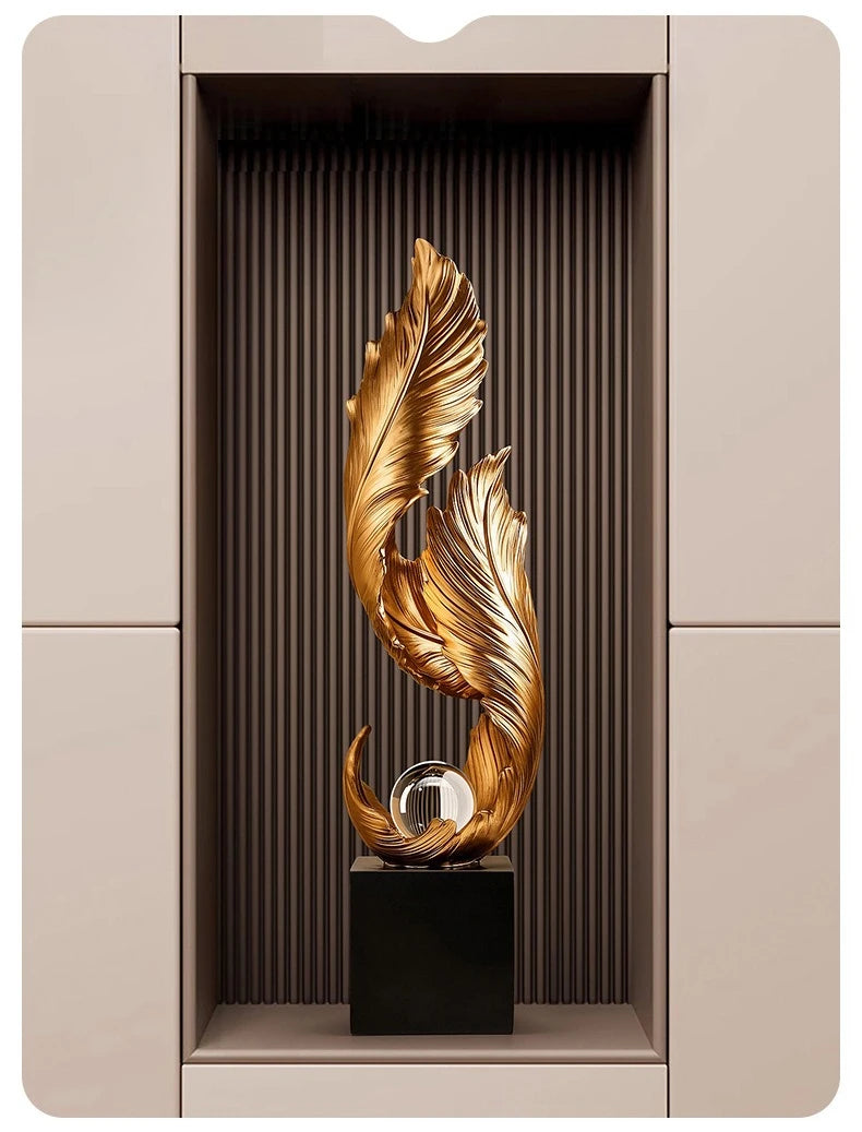 Living Room Resin Figurine Abstract Decorative Ornament Modern Room Creative Sculpture Home Decoration Valentine's Day Gift