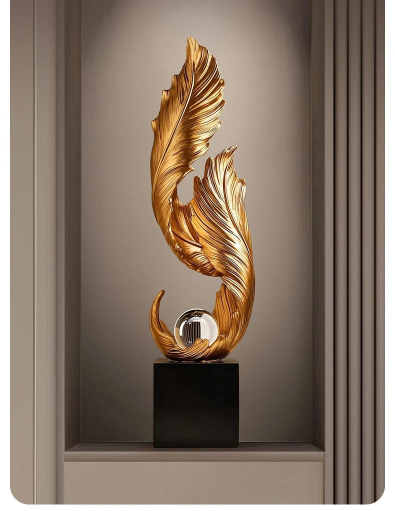 Living Room Resin Figurine Abstract Decorative Ornament Modern Room Creative Sculpture Home Decoration Valentine's Day Gift